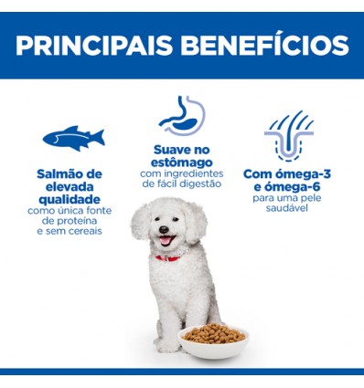 Hill's Science Plan Cão Adulto Hypoallergenic Small e Mini Salmão