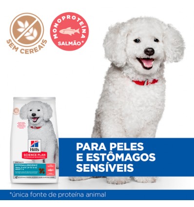 Hill's Science Plan Cão Adulto Hypoallergenic Small e Mini Salmão
