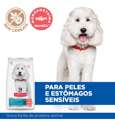 Hill's Science Plan Cão Adulto Hypoallergenic Medium Salmão