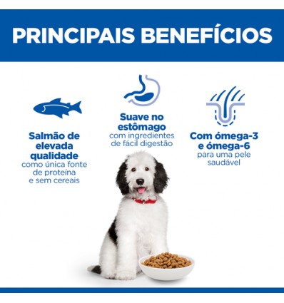 Hill's Science Plan Cão Adulto Hypoallergenic Large Breed Salmão