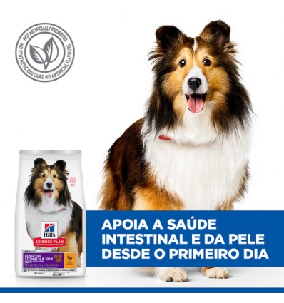 Hill's Science Plan Canine Adult Sensitive Stomach e Skin Frango 12kg