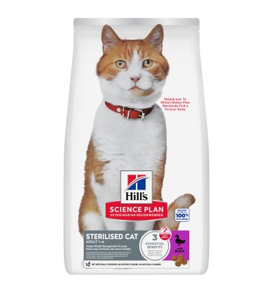 Hill's Science Plan Gato Adult Sterilised Pato