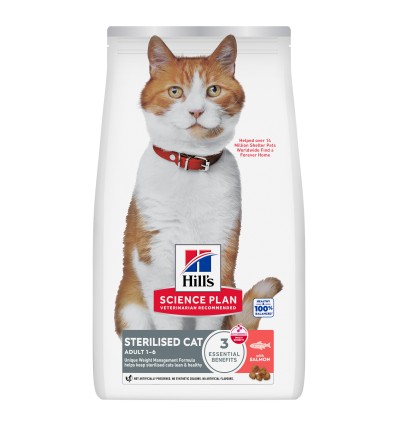 Hill's Science Plan Gato Adult Sterilised Salmão