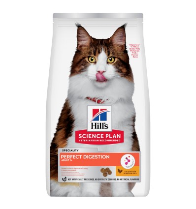 Hill's Science Plan Gato Adult Perfect Digestion Frango