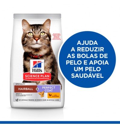 Hill's Science Plan Gato Adult Hairball & Perfect Coat Frango