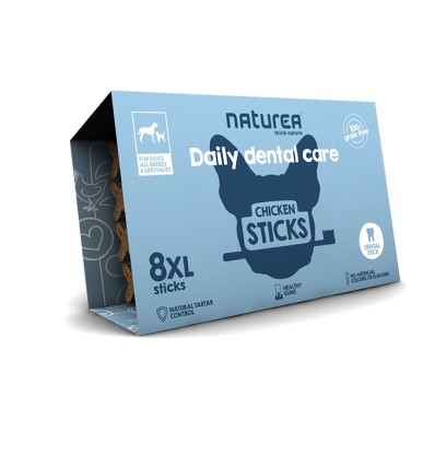Naturea Snacks Cão Dental Sticks com Frango 200gr (8 sticks)
