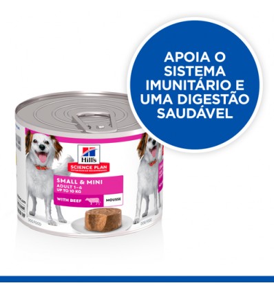 Hill's Science Plan Cão Húmidos Adult Mousse Small e Mini Vaca