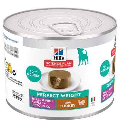 Hill's Science Plan Cão Húmidos Adult Mousse Perfect Weight Small e Mini Perú