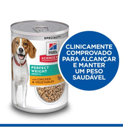 Hill's Science Plan Cão Húmidos Adult Perfect Weight Frango