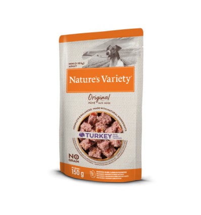 Nature's Variety Original Cão Sem Cereais Mini Húmidos Perú 8x150gr