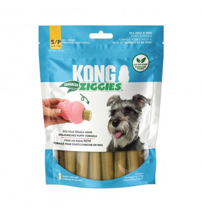 Kong Snacks Ziggies p/rechear Brinquedos PUPPY - S (XZ92E)