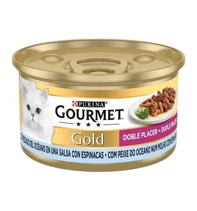 Purina Gourmet Gold Duplo Prazer Peixe do Oceano 85gr