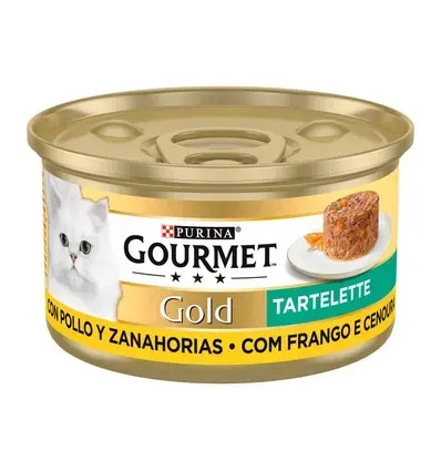Purina Gourmet Gold Tartelette Frango e Cenouras 85gr