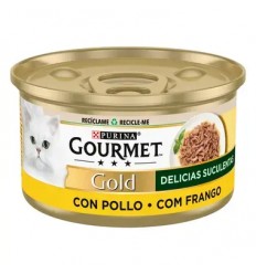 Purina Gourmet Gold Delícias Suculentas com Frango 85gr