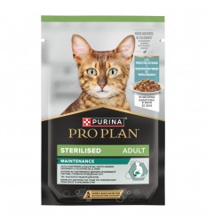 Purina Pro Plan Gatos Húmidos Adulto Esterilizado Peixe do oceano em gelatina
