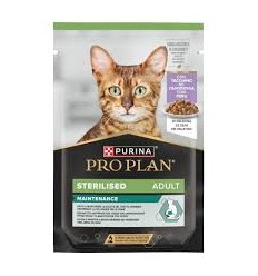 Purina Pro Plan Gatos Húmidos Adulto Esterilizado Perú em gelatina