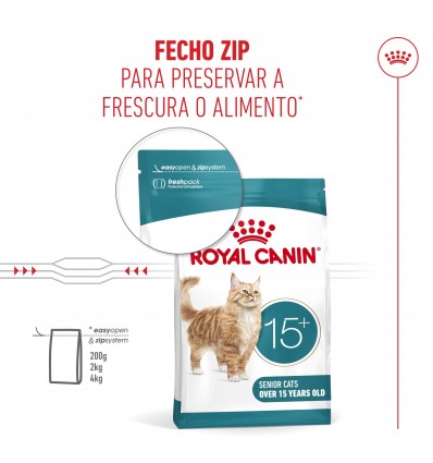 Royal Canin Ageing 15+, Gato, Seco, Sénior, Alimento/Ração
