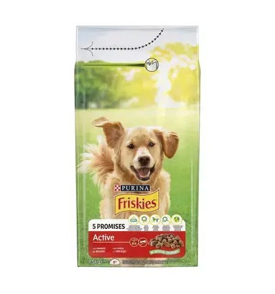 Friskies Cão Adulto Active Vaca 18kg