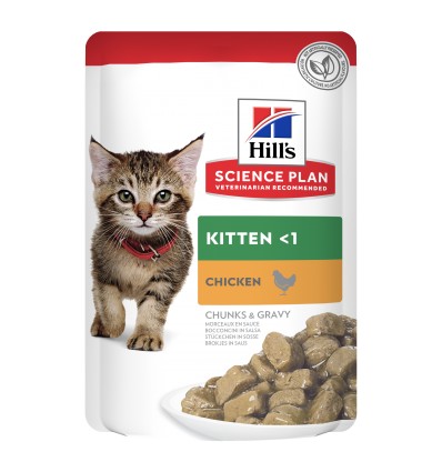 Hill's Science Plan Kitten Frango e Peixe do Oceano12x85gr