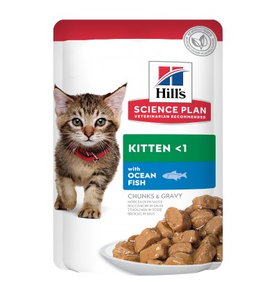 Hill's Science Plan Kitten Frango e Peixe do Oceano12x85gr