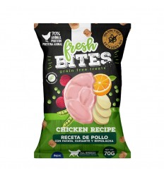 Fresh Bites Grain Free Snacks p/ cão com Frango 70gr