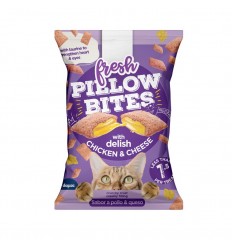 Fresh Pillow Bites Snacks p/ Gato com Frango e queijo 40gr