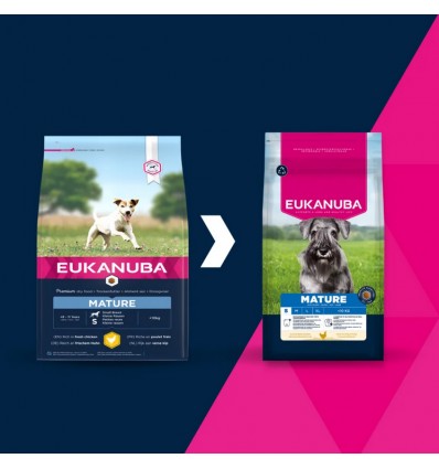 Eukanuba Cão Mature Small Breed Frango