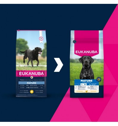 Eukanuba Mature & Senior Large Breed Frango 12Kg