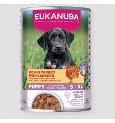 Eukanuba Cão Húmidos Puppy Perú com Cenouras