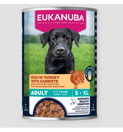 Eukanuba Cão Húmidos Adulto Perú com Cenouras