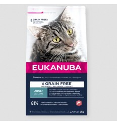 Eukanuba Gato Adulto Grain Free Salmão