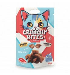 Crunchy Bites Snacks Gato com Vaca 60gr