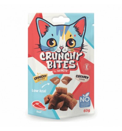 Crunchy Bites Snacks Gato com Vaca 60gr