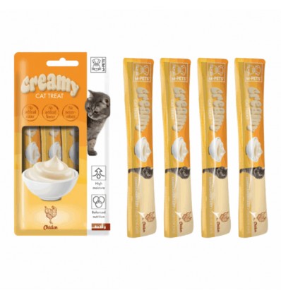 Creamy Snacks Gato com Frango 60gr (4x15gr)