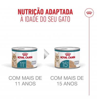 Royal Canin Ageing +11 (Mousse), Gatos, Húmidos, Sénior, Alimento
