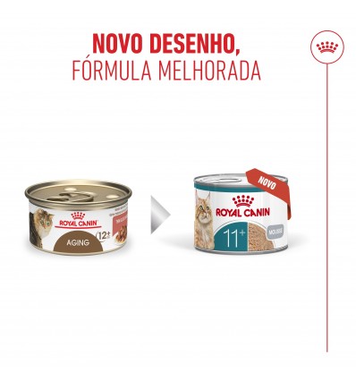 Royal Canin Ageing +11 (Mousse), Gatos, Húmidos, Sénior, Alimento