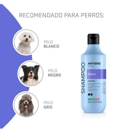 Champô Artero Blanc (p/ pêlos brancos e pretos) 300ml