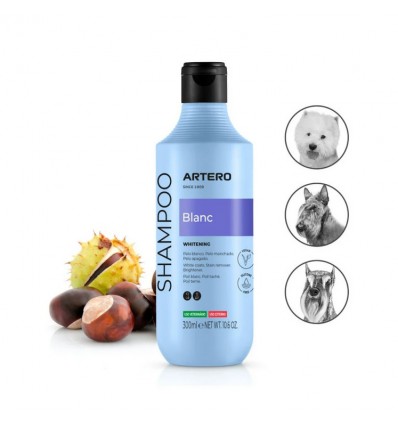 Champô Artero Blanc (p/ pêlos brancos e pretos) 300ml