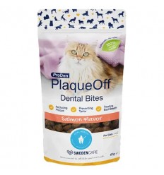 ProDen PlaqueOff Bites Salmão Gato 60gr ( Higiene Oral )
