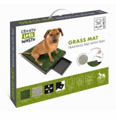 M-Pets Puppy Pad Grass Com Tabuleiro 58x46cm