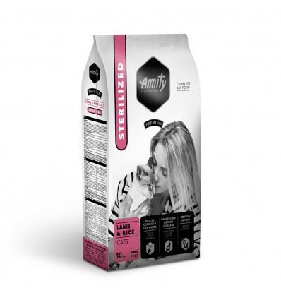 Amity Gato Premium Esterilizado Cordeiro e Arroz