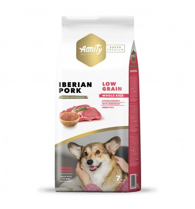 Amity Cão Super Premium (Low Grain) Mini Adulto Porco Ibérico