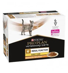 Purina Pro Plan VET Gato Húmidos NF Renal Fuction EarCare Frango 10x85gr