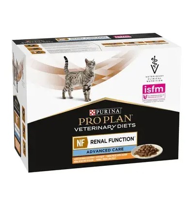 Purina Pro Plan VET Gato Húmidos NF Renal Fuction Advanced Care Frango 10x85gr