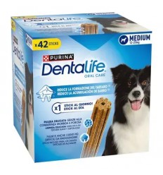 Purina Cão DentaLife Snacks Medium 12-25kg (Big pack 42 sticks)