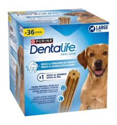 Purina Cão DentaLife Snacks Large 25-40kg (Big pack 36 sticks)