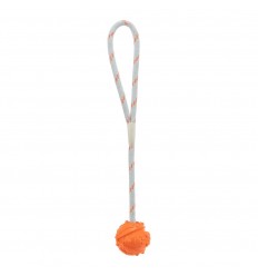 Brinquedo Trixie AquaToy Bola com corda em Borracha Flutuante (4.5cm/35cm) (TX33481)