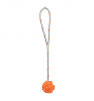 Brinquedo Trixie AquaToy Bola com corda em Borracha Flutuante (4.5cm/35cm) (TX33481)