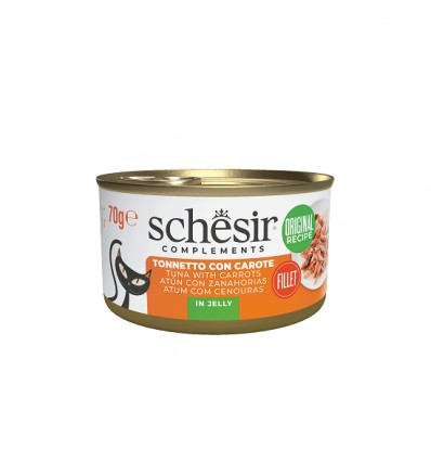 Schesir Gato Húmidos in jelly Atum com Cenoura