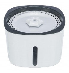 Trixie Bebedouro/Fonte "FLOWER" - 2Lt - Branco/Cinza (TX24446)